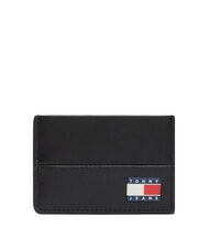 TOMMY HILFIGER TJ HERITAGE LEATHER Flat card holder black - Men&rsquo;s Wallets - 1