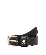 TOMMY HILFIGER ESSENTIAL EFFORTLESS Leather Belt Made in Italy - Belts
