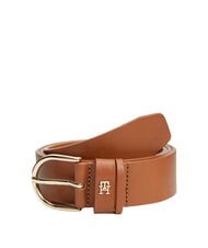 TOMMY HILFIGER ESSENTIAL EFFORTLESS Leather belt Made in Italy - Belts