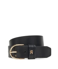 TOMMY HILFIGER ESSENTIAL EFFORTLESS Leather belt Made in Italy - Belts