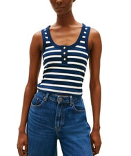 TOMMY HILFIGER HENLEY 3-button tank top - T-shirt