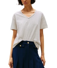 TOMMY HILFIGER TH Relaxed fit T-shirt with V-neck - T-shirt