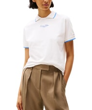 TOMMY HILFIGER TH Women's short-sleeved polo shirt ecru - Polo shirt - 1