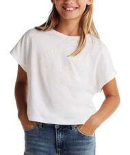 TOMMY HILFIGER KIDS BIMBA Short-sleeved T-shirt with embossed logo white - Child T-shirt - 1