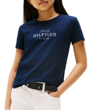 TOMMY HILFIGER KIDS BIMBA Glitter print cotton T-shirt - Child T-shirt