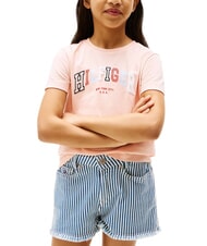 TOMMY HILFIGER KIDS BIMBA Short-sleeved T-shirt with print coral ice - Child T-shirt - 1