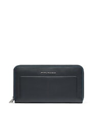 PIQUADRO ATLAS Zip Around Leather Wallet - Women&rsquo;s Wallets