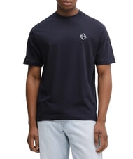 GUESS DIAMANTE LOGO Oversized short-sleeved T-shirt smartblue - T-shirt - 1