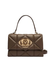 LOVE MOSCHINO EMBOSSED Briefcase bag with shoulder strap mud - Women&rsquo;s Bags - 1