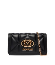 LOVE MOSCHINO EMBOSSED Mini metal shoulder bag - Women&rsquo;s Wallets