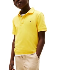 TOMMY HILFIGER TH KIDS Short-sleeved cotton polo shirt yellow star fruit - Child T-shirt - 1