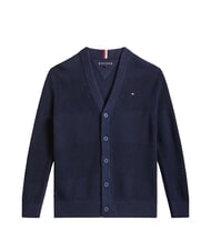 TOMMY HILFIGER TH KIDS Children's cotton cardigan dark night navy - Children's Sweaters - 1