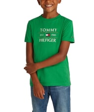 TOMMY HILFIGER TH KIDS T-shirt with maxi logo print - Child T-shirt