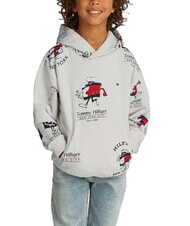 TOMMY HILFIGER TH KIDS Hoodie snow white heather - Baby Sweatshirt - 1