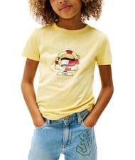 TOMMY HILFIGER TH KIDS Short-sleeved cotton T-shirt lemongrass - Child T-shirt - 1