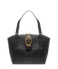 YNOT ROCKER Shopping bag with buckle and studs BLACK - Women&rsquo;s Bags - 1