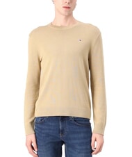 TOMMY HILFIGER TH JEANS Cotton crew neck sweater - Men's Sweaters
