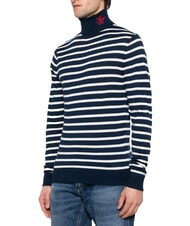 TOMMY HILFIGER TH Cotton blend turtleneck sweater - Men's Sweaters