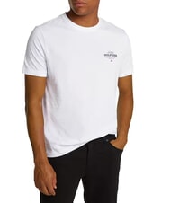TOMMY HILFIGER TH Printed T-shirt white - T-shirt - 1