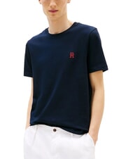 TOMMY HILFIGER TH Monogram logo T-shirt desert sky - T-shirt - 1