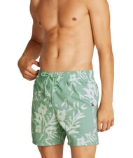 TOMMY HILFIGER TH Patterned boxer costume diffused logo grid green aop - Swimwear - 1