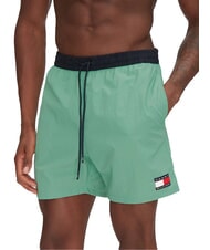 TOMMY HILFIGER TH Two-tone swim shorts Fort Green - Swimwear - 1
