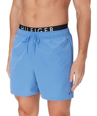 TOMMY HILFIGER TH Elasticated logo swimsuit blue spell - Swimwear - 1