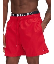 TOMMY HILFIGER TH Elasticated logo swimsuit - Swimwear