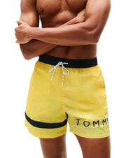 TOMMY HILFIGER TH Costume with logo print yellow marigold - Swimwear - 1