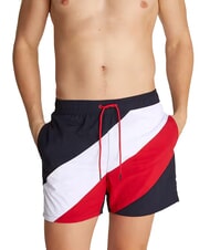 TOMMY HILFIGER TH Diagonal striped boxer shorts desert sky - Swimwear - 1