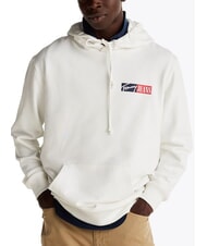 TOMMY HILFIGER TH JEANS Cotton hoodie ecru - Sweatshirts - 1