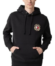 TOMMY HILFIGER TH JEANS Hoodie with crest black - Sweatshirts - 1