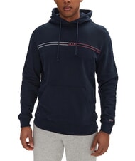 TOMMY HILFIGER TH JEANS Sweatshirt with pocket and hood dark night navy - Sweatshirts - 1