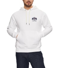 TOMMY HILFIGER TH Hoodie with crest white - Sweatshirts - 1