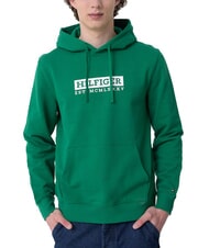 TOMMY HILFIGER TH Printed hoodie new green - Sweatshirts - 1