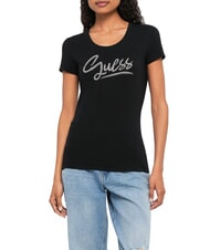 GUESS SCRIPT T-shirt jetbla - T-shirt - 1