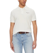 TOMMY HILFIGER TH JEANS Short-sleeved polo shirt with logo - Polo shirt
