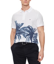 TOMMY HILFIGER TH Short-sleeved polo shirt with print - Polo shirt