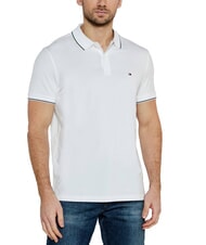 TOMMY HILFIGER TH Short-sleeved polo shirt with piping - Polo shirt
