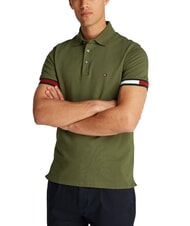 TOMMY HILFIGER TH Short-sleeved polo shirt with elastic logo - Polo shirt