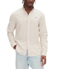 TOMMY HILFIGER TH JEANS Long-sleeved linen blend shirt relic tan - Men's Shirts - 1