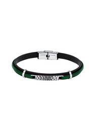 SECTOR BANDY Men's leather and steel bracelet - Men's Bracelets