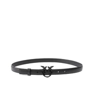 PINKO LOVE BERRY Color block leather belt - Belts
