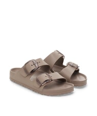 BIRKENSTOCK ARIZONA BIG BUCKLE EVA 2-strap slipper with buckles gray taupe - Women&rsquo;s shoes - 1