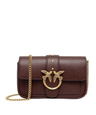 PINKO LOVE ONE POCKET Leather shoulder bag - Women&rsquo;s Bags