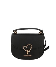 LOVE MOSCHINO HEART TURNLOCK Mini handbag with shoulder strap - Women&rsquo;s Bags