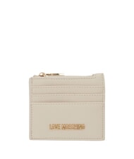 LOVE MOSCHINO HEART TURNLOCK Card holder / Coin purse ivory - Women&rsquo;s Wallets - 1