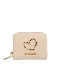 LOVE MOSCHINO HEART TURNLOCK Small Wallet ivory - Women&rsquo;s Wallets - 1