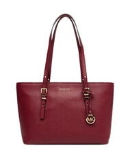 MICHAEL KORS QUINN Medium leather shopping bag mulberry - Women&rsquo;s Bags - 1