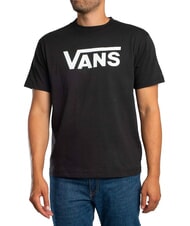 VANS CLASSIC Short-sleeved T-shirt with logo print black - T-shirt - 1